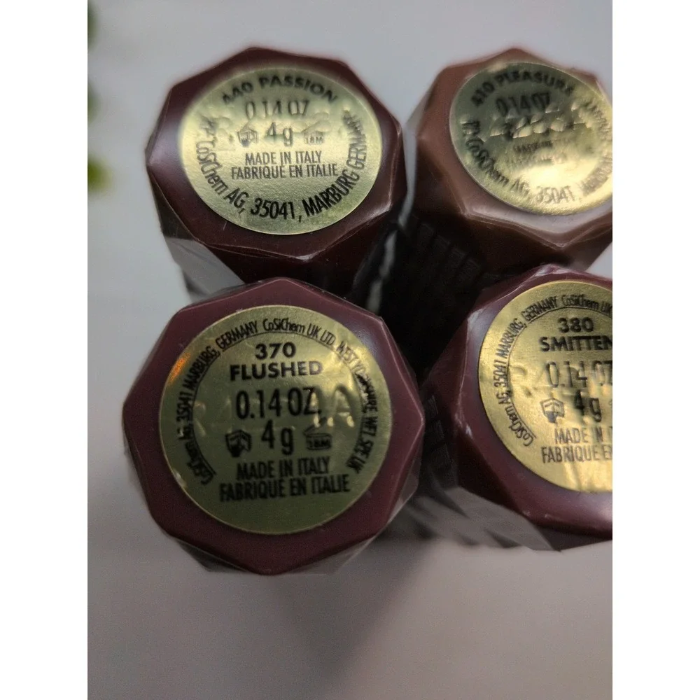 SEALED LOT 4🥰Milani Lip Stick Stain Pleasure Smitten Flushed Passion Made Italy